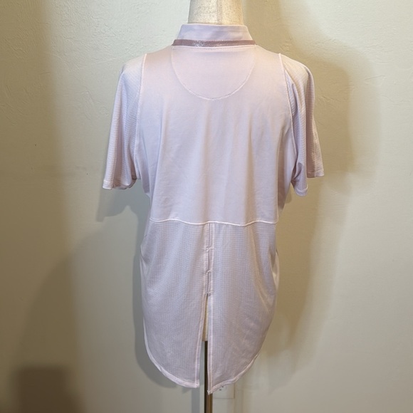 LUCKY IN LOVE GOLF/ TENNIS SHIRT LAVENDER SIZE MEDIUM 8-10 - Picture 4 of 8